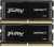 Память DDR5 2x16GB 6400MHz Kingston KF564S38IBK2-32 Fury Impact RTL PC5-51200 CL38 SO-DIMM ECC 262-pin 1.35В kit single rank Ret