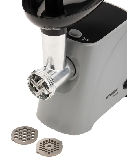 Мясорубка Hyundai HY-MG4391 1900Вт серый/черный Мясорубка Hyundai HY-MG4391 1900Вт серый/черный