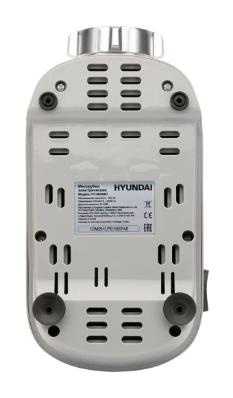 Мясорубка Hyundai HY-MG4391 1900Вт серый/черный Мясорубка Hyundai HY-MG4391 1900Вт серый/черный