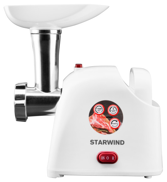 Мясорубка Starwind SMG3110 1500Вт белый