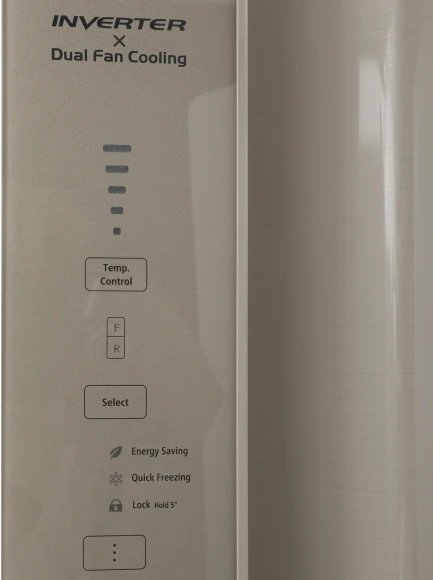 Холодильник Hitachi R-V660PUC7-1 BEG 2-хкамерн. бежевый глянц. инвертер