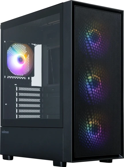 Корпус Zalman S6 черный без БП ATX 7x120mm 2x140mm 1xUSB2.0 1xUSB3.0 audio bott PSU