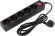 Сетевой фильтр PC Pet AP01006-1.8-B 1.8м (5 розеток) черный (пакет ПЭ)