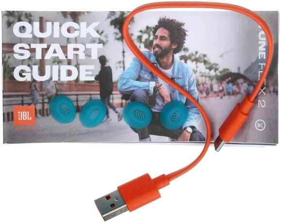 Гарнитура вкладыши JBL Tune Flex 2 синий беспроводные bluetooth в ушной раковине (JBLTFLEX2TQE)