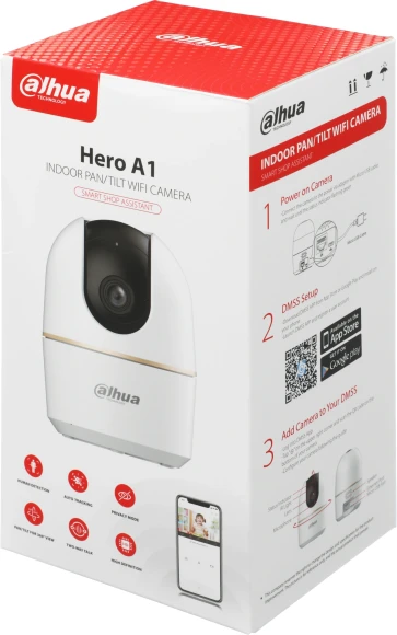 Камера видеонаблюдения IP Dahua DH-IPC-H3AP-0360B Wi-Fi 3.6-3.6мм цв. корп.:белый (DH-H3A) Камера видеонаблюдения IP Dahua DH-IPC-H3AP-0360B Wi-Fi 3.6-3.6мм цв. корп.:белый (DH-H3A)