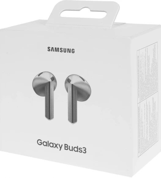 Гарнитура вкладыши Samsung Galaxy Buds 3 серебристый беспроводные bluetooth в ушной раковине (SM-R530NZAACIS) Гарнитура вкладыши Samsung Galaxy Buds 3 серебристый беспроводные bluetooth в ушной раковине (SM-R530NZAACIS)