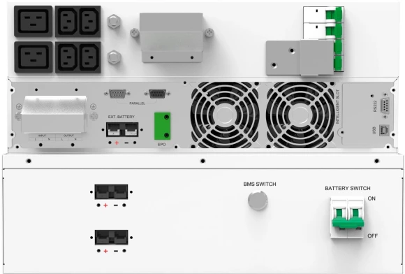 Источник бесперебойного питания Ippon Na+ RTA 6K 6000Вт 6000ВА белый