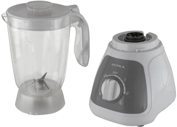 Блендер стационарный Supra BLS-550 550Вт белый/серый