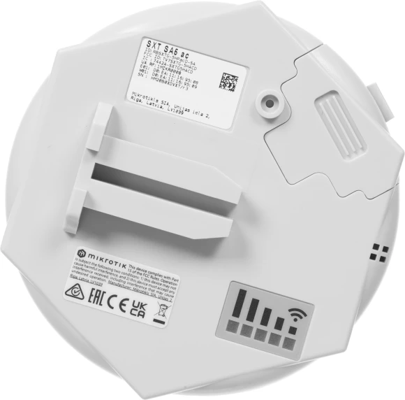 Точка доступа MikroTik SXT SA5 ac (RBSXTG-5HPACD-SA) AC900 10/100/1000BASE-TX белый Точка доступа MikroTik SXT SA5 ac (RBSXTG-5HPACD-SA) AC900 10/100/1000BASE-TX белый