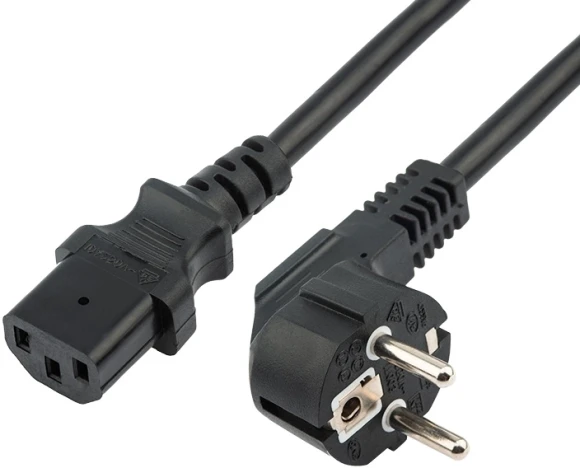 Шнур питания Rexant 11-1122 C13-Schuko проводник.:3x0.75мм2 3м 220В 6А черный