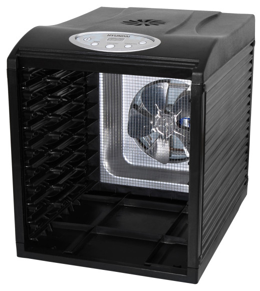 Сушка для фруктов и овощей Hyundai HYFD-P1801 18под. 700Вт черный