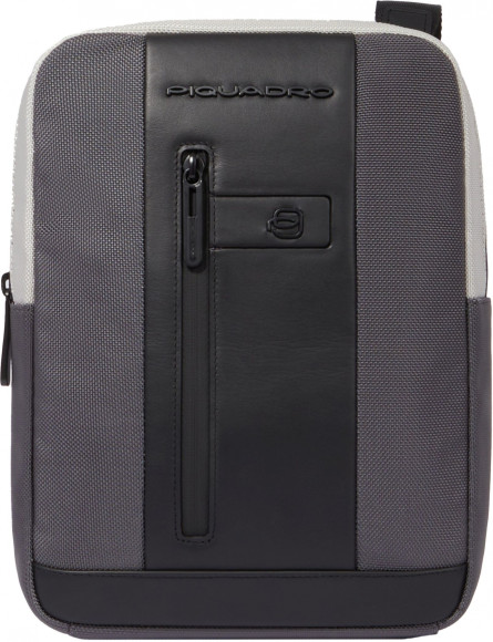 Сумка Piquadro Brief2 Special CA1816BR2S/GRN серая/черная нейлон/натур.кожа