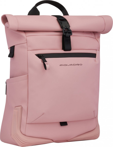 Рюкзак Piquadro Corner 2.0 CA6291C2OW/RO роллтоп розовый ткань Рюкзак Piquadro Corner 2.0 CA6291C2OW/RO роллтоп розовый ткань