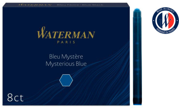 Картридж Waterman Standard (S0110910) Mysterious Blue чернила для ручек перьевых (8шт) Картридж Waterman Standard (S0110910) Mysterious Blue чернила для ручек перьевых (8шт)