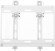 Кронштейн для телевизора Ultramounts UM831TW белый 17"-43" макс.35кг настенный наклон Кронштейн для телевизора Ultramounts UM831TW белый 17"-43" макс.35кг настенный наклон
