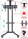 Подставка для телевизора Arm Media PT-STAND-9 черный 32"-65" макс.45кг напольный фиксированный Подставка для телевизора Arm Media PT-STAND-9 черный 32"-65" макс.45кг напольный фиксированный