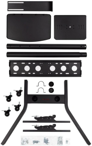 Подставка для телевизора Arm Media PT-STAND-9 черный 32"-65" макс.45кг напольный фиксированный