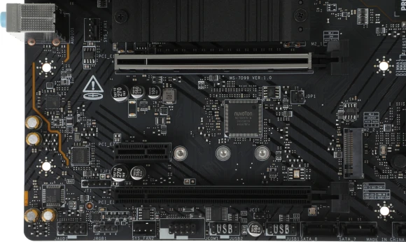 Материнская плата MSI PRO B760M-A WIFI DDR4 Soc-1700 Intel B760 4xDDR4 mATX AC`97 8ch(7.1) 2.5Gg+HDMI+DP