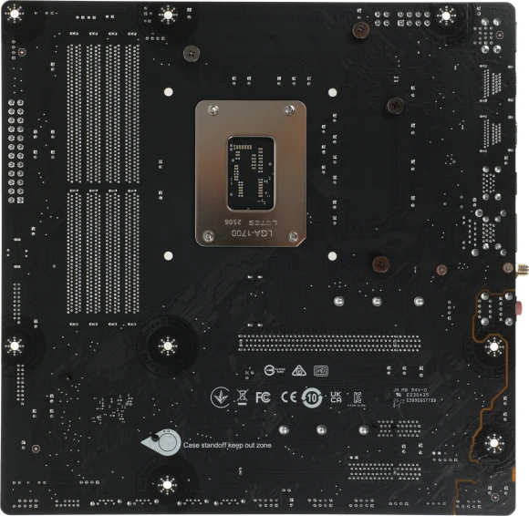 Материнская плата MSI PRO B760M-A WIFI DDR4 Soc-1700 Intel B760 4xDDR4 mATX AC`97 8ch(7.1) 2.5Gg+HDMI+DP