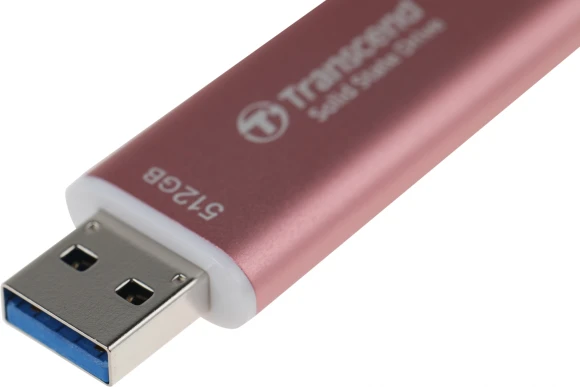 Накопитель SSD Transcend USB-C 512GB TS512GESD310P розовый Накопитель SSD Transcend USB-C 512GB TS512GESD310P розовый