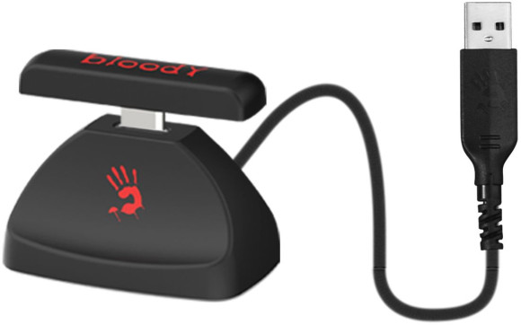 Наушники с микрофоном A4Tech Bloody GR270 белый 1.5м мониторные BT/Radio оголовье (GR270)