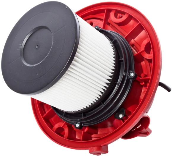 Строительный пылесос RedVerg RD-VC1200S-20P 1200Вт (уборка: сухая/сбор воды/выдув) черный