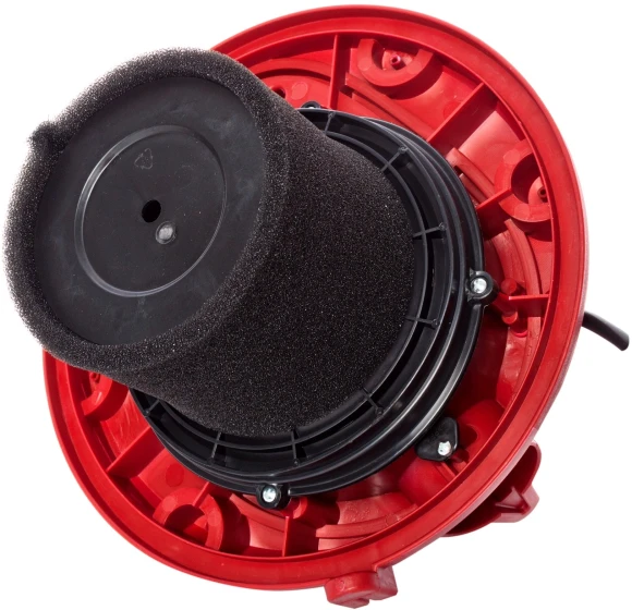 Строительный пылесос RedVerg RD-VC1200S-20P 1200Вт (уборка: сухая/сбор воды/выдув) черный