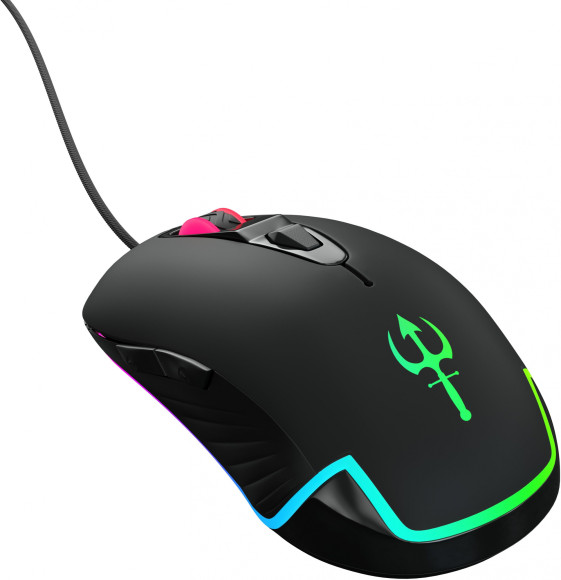 Мышь Оклик 925G STORM черный оптическая 3200dpi USB 6but (499553)