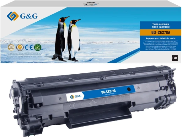 Картридж лазерный G&G GG-CE278A черный (2100стр.) для HP LJ Pro P1560/P1566/P1606dn/M1536dnf MFP Картридж лазерный G&G GG-CE278A черный (2100стр.) для HP LJ Pro P1560/P1566/P1606dn/M1536dnf MFP