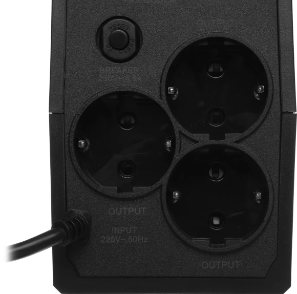 Источник бесперебойного питания Ippon Back Basic 850S New Euro 480Вт 850ВА черный