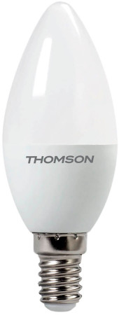Лампа светодиодная Thomson TH-B2023 10Вт цок.:E27 свеча 220B св.свеч.бел.теп. Candle (упак.:1шт) Лампа светодиодная Thomson TH-B2023 10Вт цок.:E27 свеча 220B св.свеч.бел.теп. Candle (упак.:1шт)