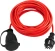 Сетевой удлинитель Buro BU-PS1.20/R 20м (1 розетка) красный (коробка)