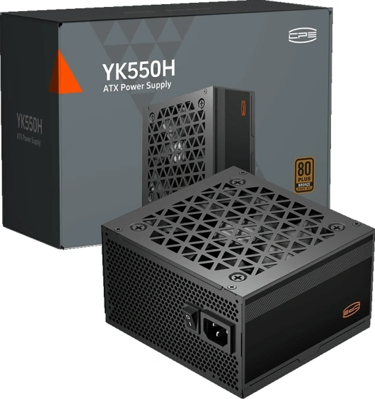 Блок питания PcCooler ATX 550W YK550H 80+ bronze (20+4pin) APFC 120mm fan 6xSATA RTL