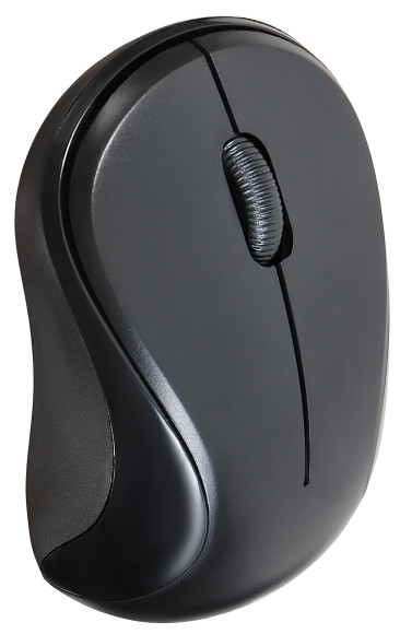 Мышь Оклик 605SW черный оптическая 1200dpi беспров. USB для ноутбука 3but (384108)