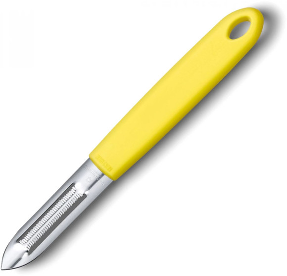 Овощечистка для овощей и фруктов Victorinox Swiss Classic желтый упак.:защита лезвия (7.6077.8)