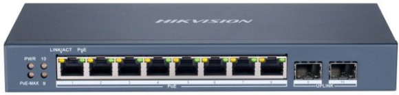 Коммутатор Hikvision DS-3E1518P-SI (L2) 16x1Гбит/с 2SFP 16PoE 225W управляемый
