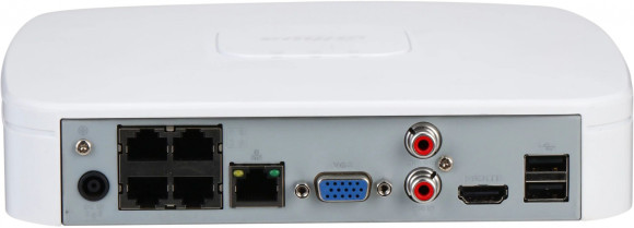 Видеорегистратор Dahua DHI-NVR2104-P-I2 Видеорегистратор Dahua DHI-NVR2104-P-I2