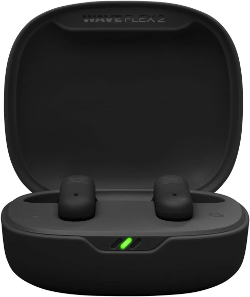 Гарнитура вкладыши JBL Wave Flex 2 черный беспроводные bluetooth в ушной раковине (JBLWFLEX2BLK)