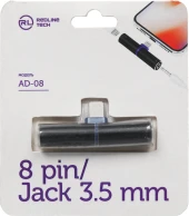Переходник аудио Red Line lightning/Jack 3.5 (f) черный (УТ000016491) Переходник аудио Red Line lightning/Jack 3.5 (f) черный (УТ000016491)
