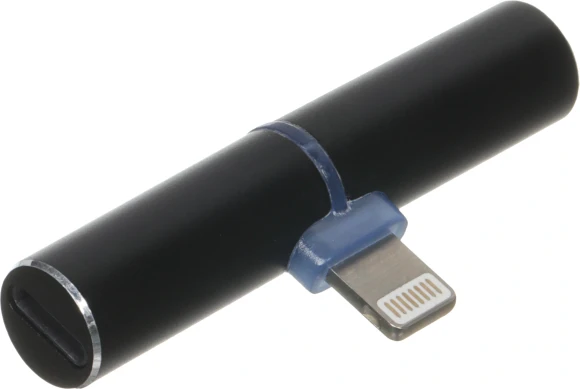 Переходник аудио Red Line lightning/Jack 3.5 (f) черный (УТ000016491)