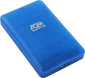 Внешний корпус для HDD/SSD AgeStar 3UBCP3 SATA USB3.0 пластик синий 2.5" Внешний корпус для HDD/SSD AgeStar 3UBCP3 SATA USB3.0 пластик синий 2.5"