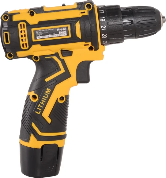 Дрель-шуруповерт Eurolux ДА-12/2Li аккум. патрон:быстрозажимной (кейс в комплекте) (72/14/38) Дрель-шуруповерт Eurolux ДА-12/2Li аккум. патрон:быстрозажимной (кейс в комплекте) (72/14/38)