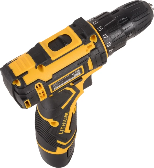 Дрель-шуруповерт Eurolux ДА-12/2Li аккум. патрон:быстрозажимной (кейс в комплекте) (72/14/38) Дрель-шуруповерт Eurolux ДА-12/2Li аккум. патрон:быстрозажимной (кейс в комплекте) (72/14/38)