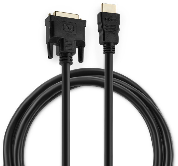 Кабель аудио-видео Buro HDMI (m)/DVI-D (Dual Link) (m) 1.8м. позолоч.конт. черный (BHP RET HDMI_DVI18) Кабель аудио-видео Buro HDMI (m)/DVI-D (Dual Link) (m) 1.8м. позолоч.конт. черный (BHP RET HDMI_DVI18)