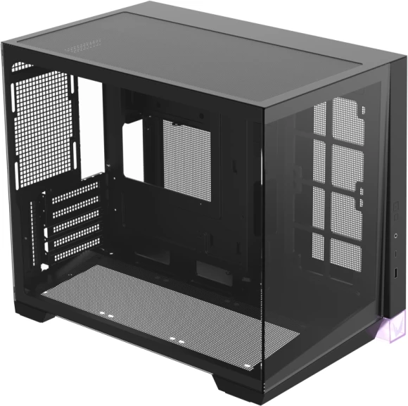 Корпус Formula Crystal Z4M черный без БП mATX 9x120mm 1xUSB3.0 audio bott PSU