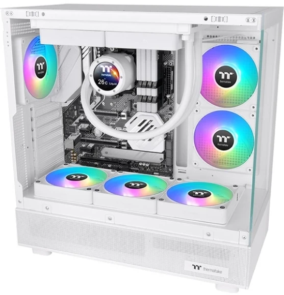 Вентилятор для корпуса Thermaltake CT140 EX Sync Reverse ARGB 140х140x25 белый 4-pin 32.8дБ (упак.:3шт) (CL-F195-PL14SW-A) Ret Вентилятор для корпуса Thermaltake CT140 EX Sync Reverse ARGB 140х140x25 белый 4-pin 32.8дБ (упак.:3шт) (CL-F195-PL14SW-A) Ret