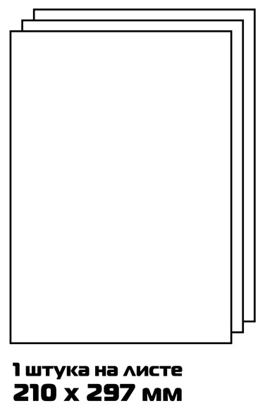 Этикетки Buro A4 210x297мм 1шт на листе/100л./белый матовое самоклей. универсальная Этикетки Buro A4 210x297мм 1шт на листе/100л./белый матовое самоклей. универсальная