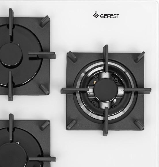 Газовая варочная поверхность Gefest ПВГ 2100-01 K32 белый Газовая варочная поверхность Gefest ПВГ 2100-01 K32 белый