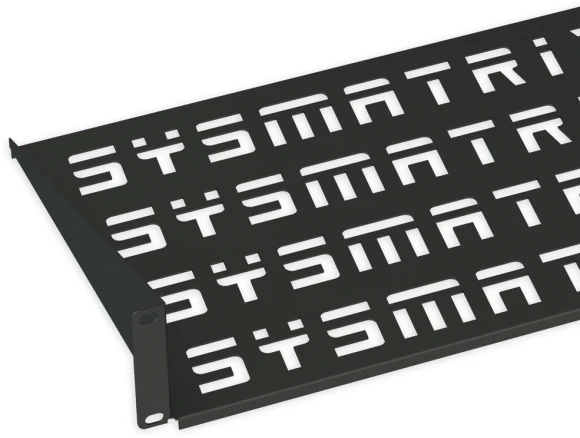 Полка стационарная Sysmatrix H 2003.900 SH 2003.900 1U нагр.:15кг. 19" 200мм черный