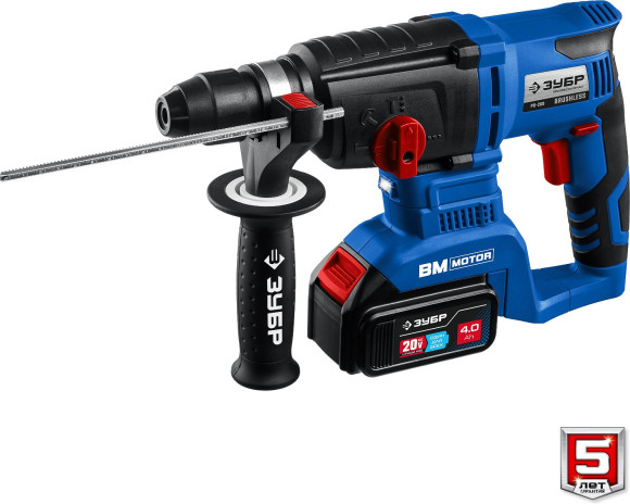 Перфоратор Зубр PB-260-42 патрон:SDS-plus уд.:3Дж аккум. (кейс в комплекте) Перфоратор Зубр PB-260-42 патрон:SDS-plus уд.:3Дж аккум. (кейс в комплекте)